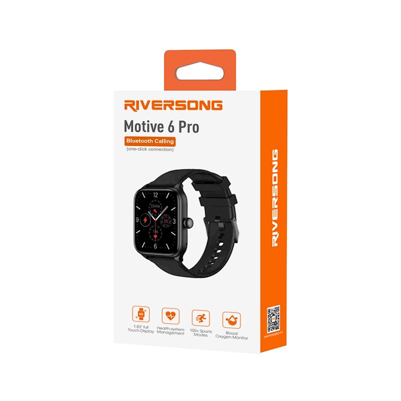 Riversong Smartwatch Motive 6 Pro Space Gray SW62 - 6975222041916