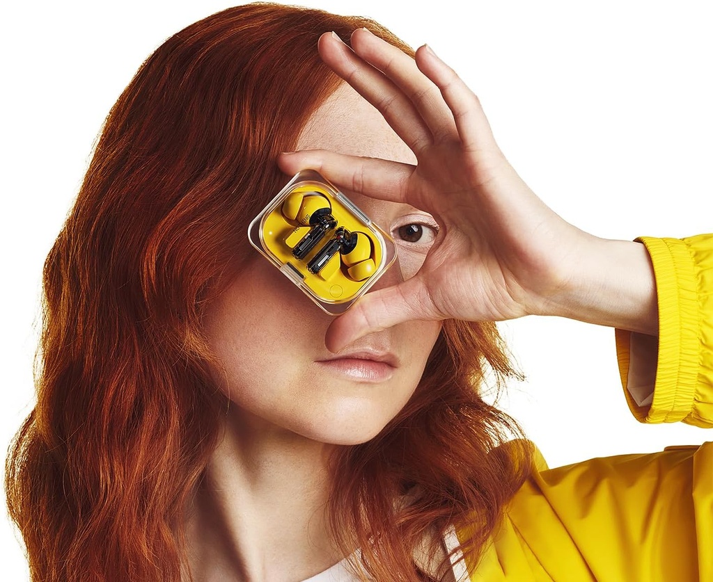 Nothing Ear (a) ecouteurs Bluetooth sans Fil avec Intégration de ChatGPT, Réduction Active du Bruit, Algorithme Bass Enhance et Jusqu’à 42,5 Heures d’écoute Yellow