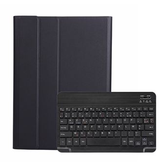 Clavier Sans Fil Bluetooth – AZERTY avec étui support black