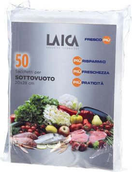 Laica 50 Empty Conservation Bags 20X28 Cm. Vt3504