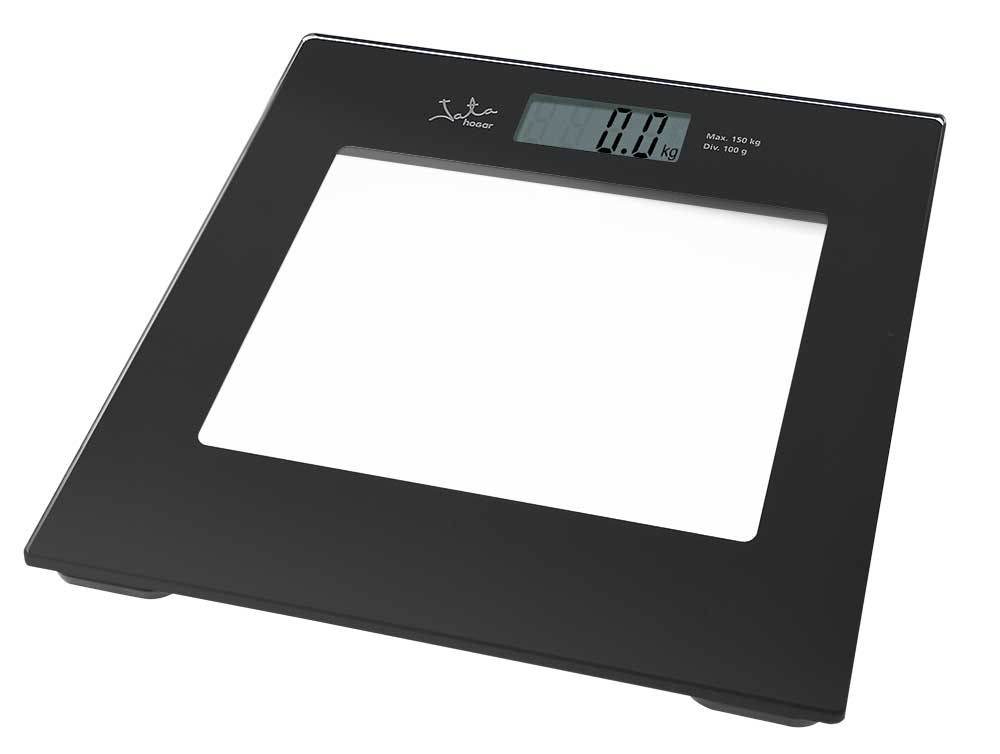 Jata Electronic Glass Scale Black Frame 290N