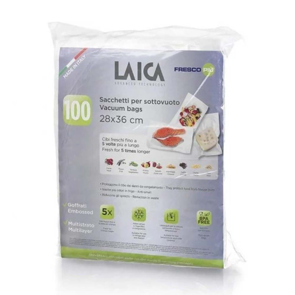 Laica 100 Vacuum Preservation Bags 28X36 Cm Vt3512