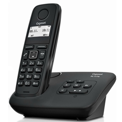 Gigaset Wireless Phone Al117A Black (S30852-H2826-D201)