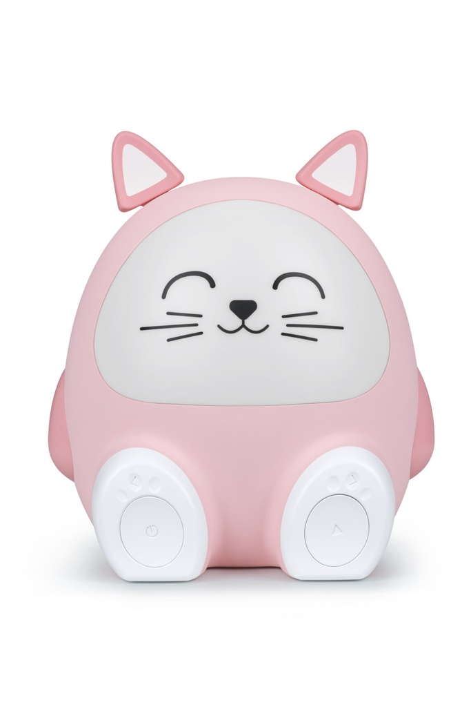 Bigben Kids Wireless Bt Speaker With Night Light Cat Shape Pink Btkidscat