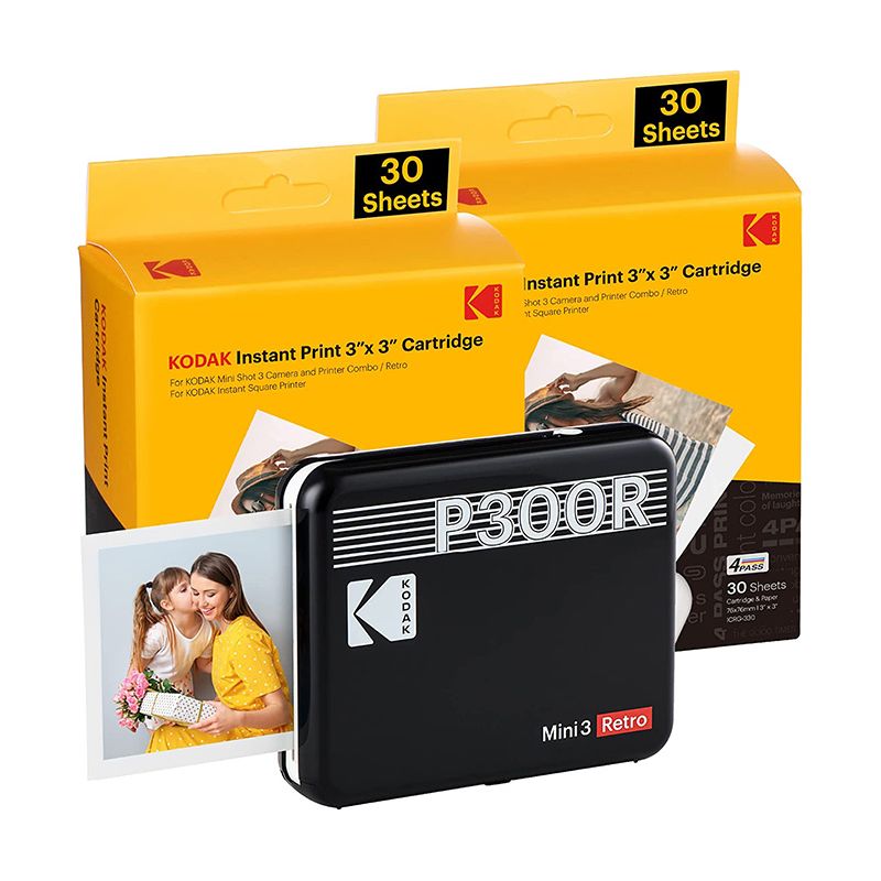 Kodak Mini 3 Era Black 3X3 / 60Sheets