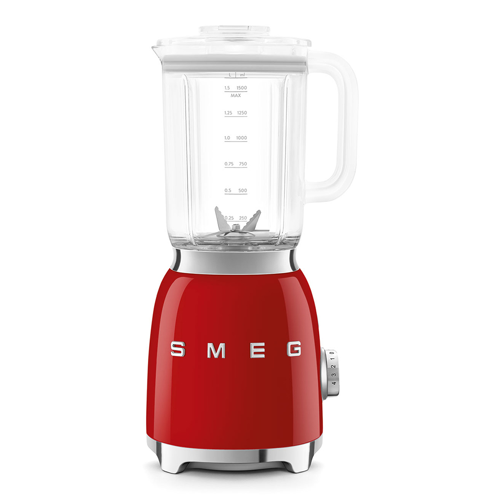 Smeg Glass Blender Red Blf03Rdeu