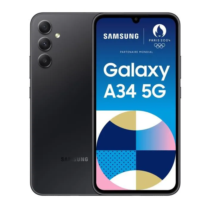 Samsung Galaxy A34 A346 5G DS 6/128Gb Entreprise Edition Graphite