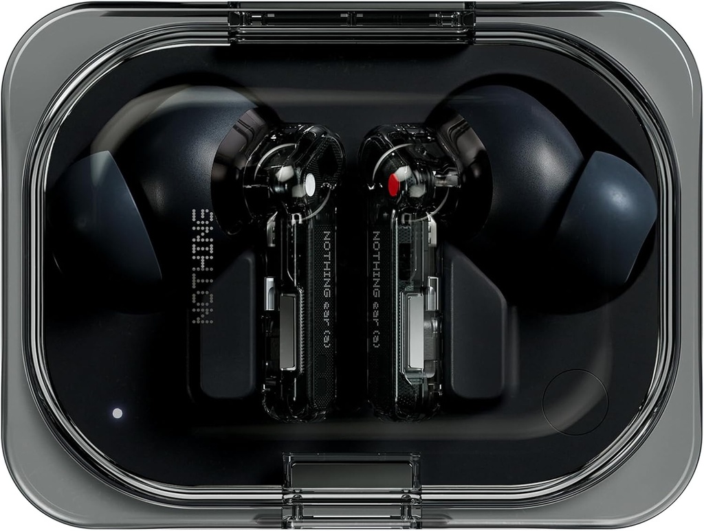 Nothing Ear (a) ecouteurs Bluetooth sans Fil avec Intégration de ChatGPT, Réduction Active du Bruit, Algorithme Bass Enhance et Jusqu’à 42,5 Heures d’écoute Black