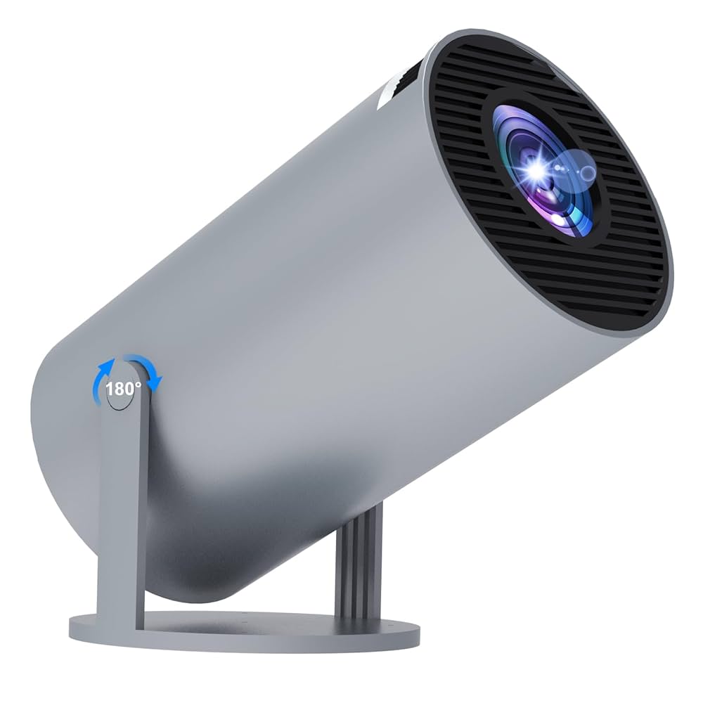 Mini Projecteur Portable HY300 PRO 4K Grey