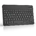 Clavier Sans Fil Bluetooth – AZERTY avec étui support Black