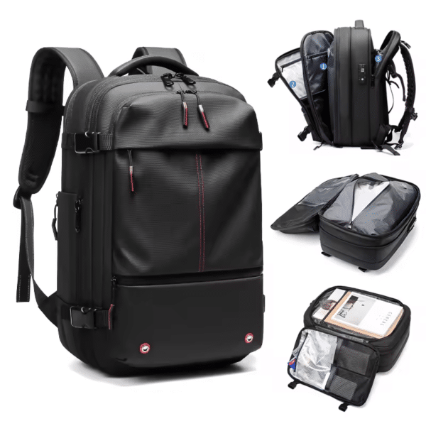 Sac à dos compression sous vide Black