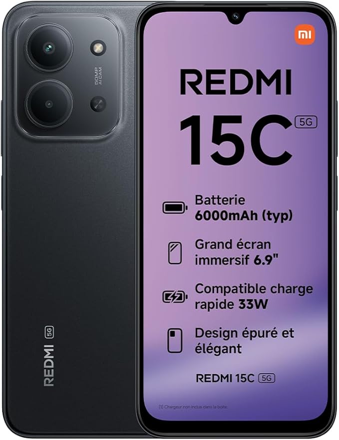 Xiaomi Redmi 15C 5G DS 4/256GB Midnight Black