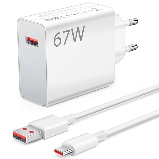 Xiaomi 67W USB-A Hyper Combo Adapter White