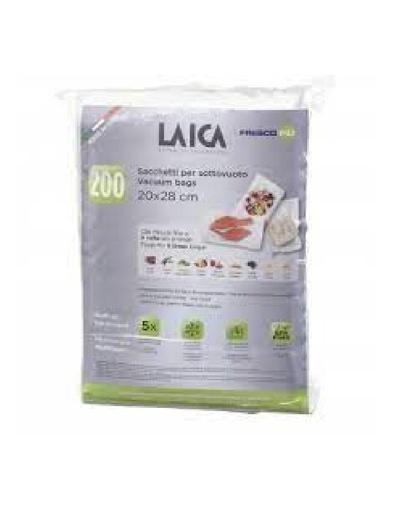 Laica 200 Vacuum Preservation Bags 20X28 Cm. Vt3511