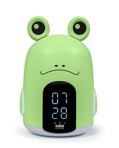 Bigben Kids Alarm Clock With Night Light With Three Green Frog Sounds Rkidsfrog