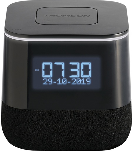 Thomson Radio Alarm Clock Black Cr80