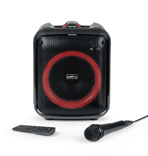 Bigben Party Luminous Loudspeaker Bt 200W Usb Sd Aux Mic Remote Control Black Partybthpmax