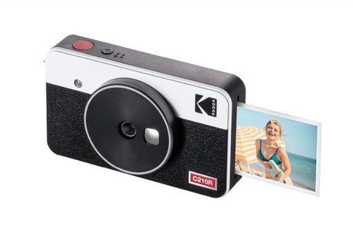 Kodak Mini Shot 2 Retro C210Rw60 Portable Wireless Camera And Photo Bundle 2.1X3.4 White