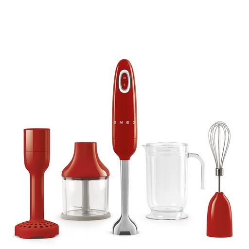 Smeg Hand Blender 50'Style Red Hbf22Rdeu