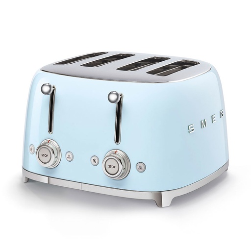 Smeg Toaster 4X4 50´Style Pastel Blue Tsf03Pbeu