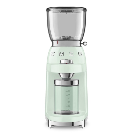 Smeg Coffee Grinder 50'Style Pastel Green Cgf01Pgeu