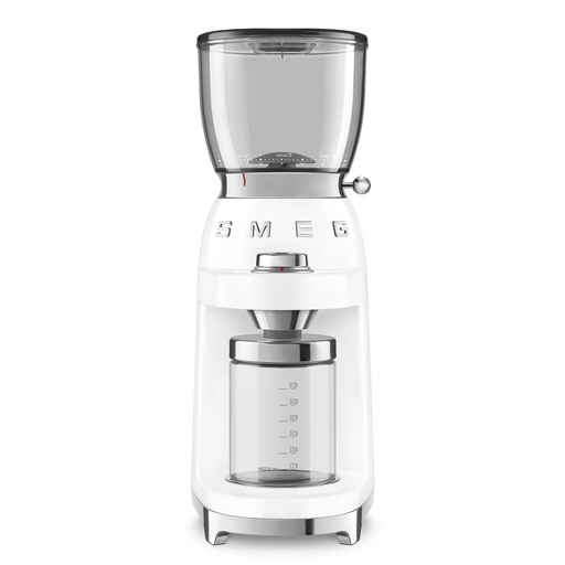 Smeg Coffee Grinder 50´Style White Cgf11Wheu