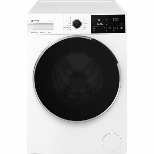 Smeg Washing Machine Wnp96Slaaes 9Kg Stea-Refres-Autod White