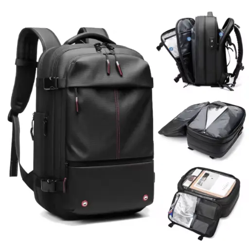 Sac à dos compression sous vide Black